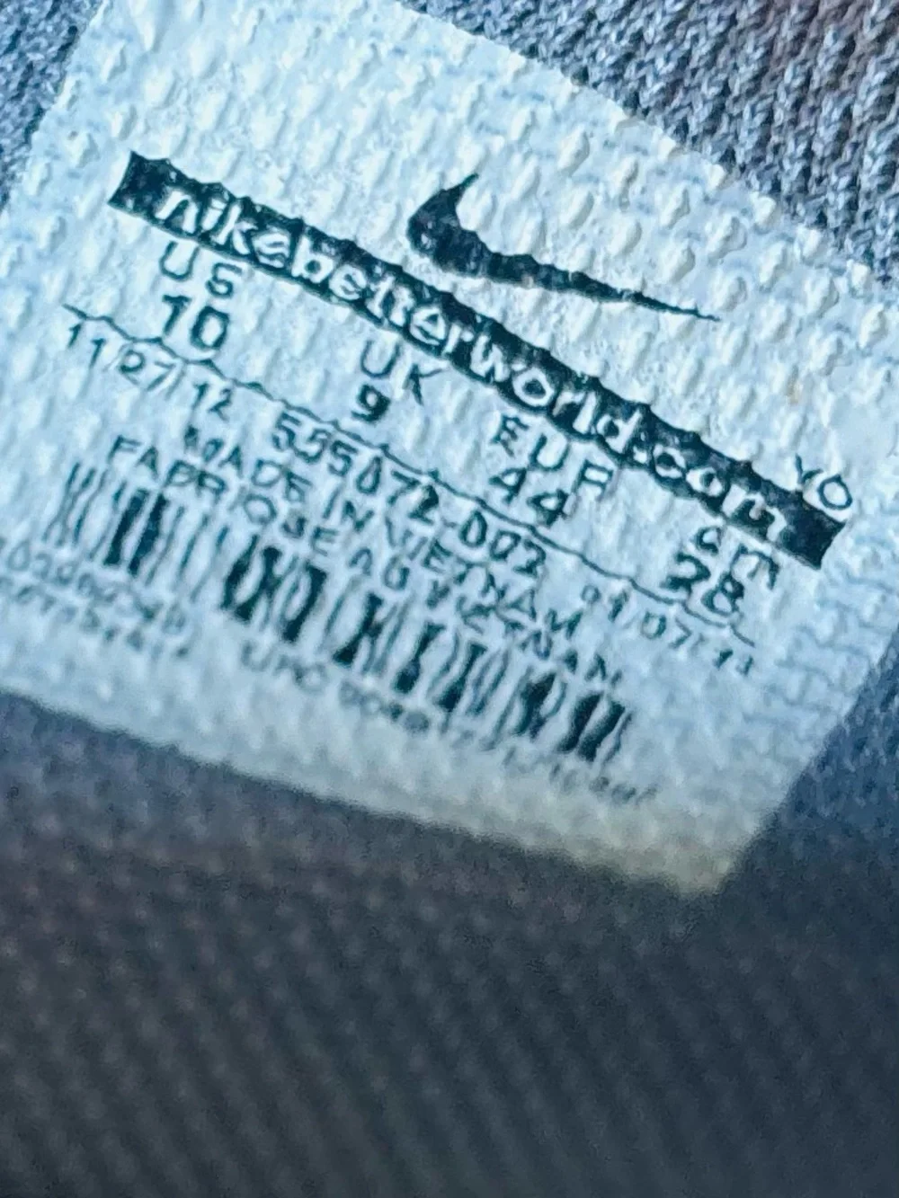 Nike Gray, Black and White Men's Athletic Sneakers